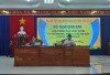 Phó Bí thư Huyện ủy - Chủ tịch HĐND huyện Nguyễn Tấn Hồng chủ trì Hội nghị