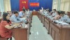 Phó Chủ tịch UBND huyện Thị Diệu Hiền chủ trì họp nghe báo cáo kết quả thực hiện các dự án liên quan đến các chính sách trong vùng đồng bào DTTS.