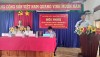 Phó Bí thư Thường trực Huyện ủy, Chủ tịch HĐND huyện Bù Đăng Nguyễn Tấn Hồng tiếp xúc cử tri xã Phú Sơn, huyện Bù Đăng.