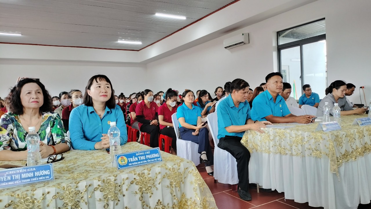 Diễn đàn “ Phòng ngừa, giảm thiểu lao động trẻ em trong công nhân lao động và con em công nhân tại xã Đức Liễu, huyện Bù Đăng