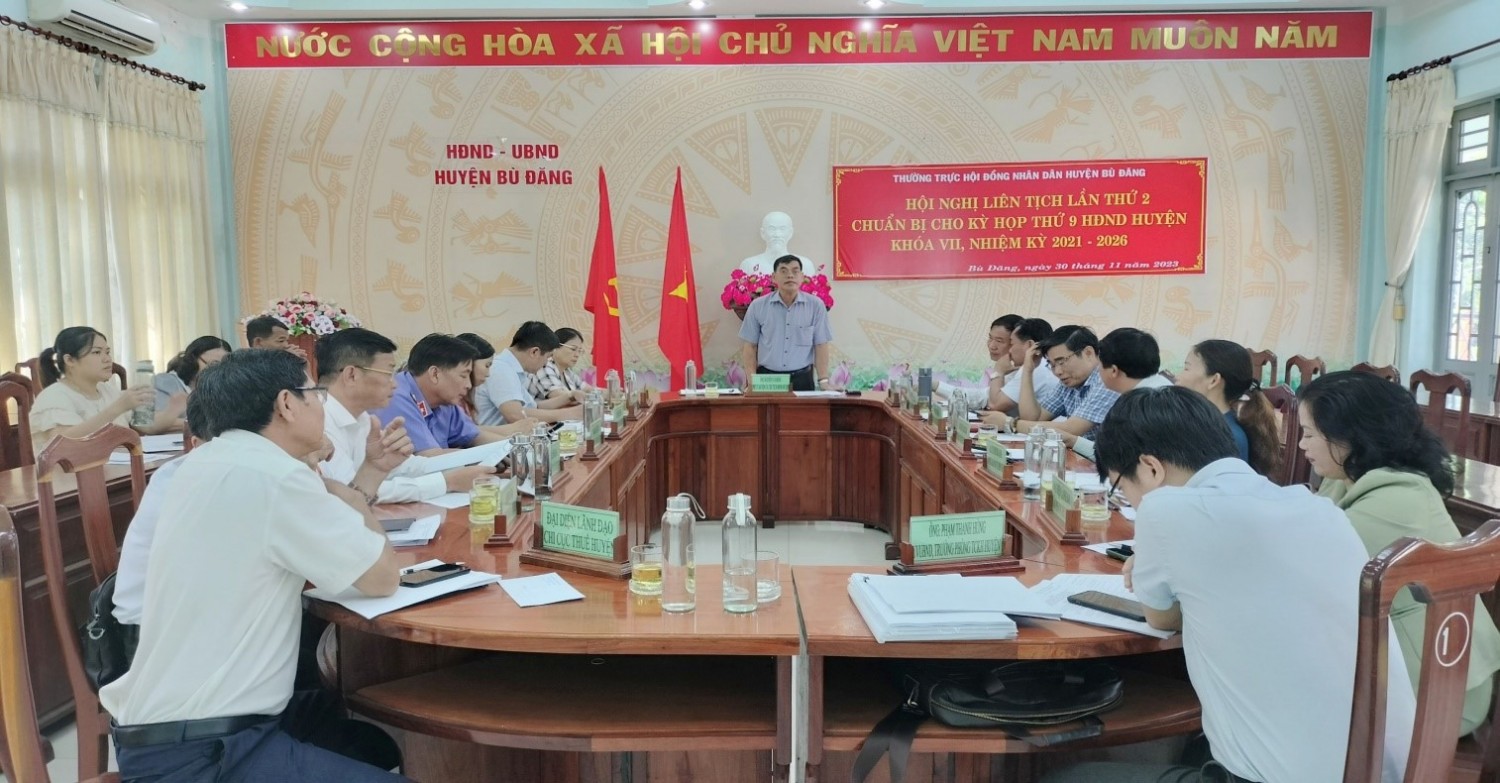 Kỳ họp cuối năm HĐND huyện Bù Đăng sẽ được khai mạc sớm hơn so với dự kiến.