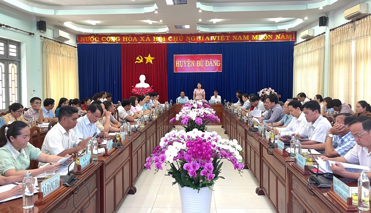Huyện Bù Đăng: tổ chức hội nghị tổng kết công tác Dân tộc – Tôn giáo năm 2023