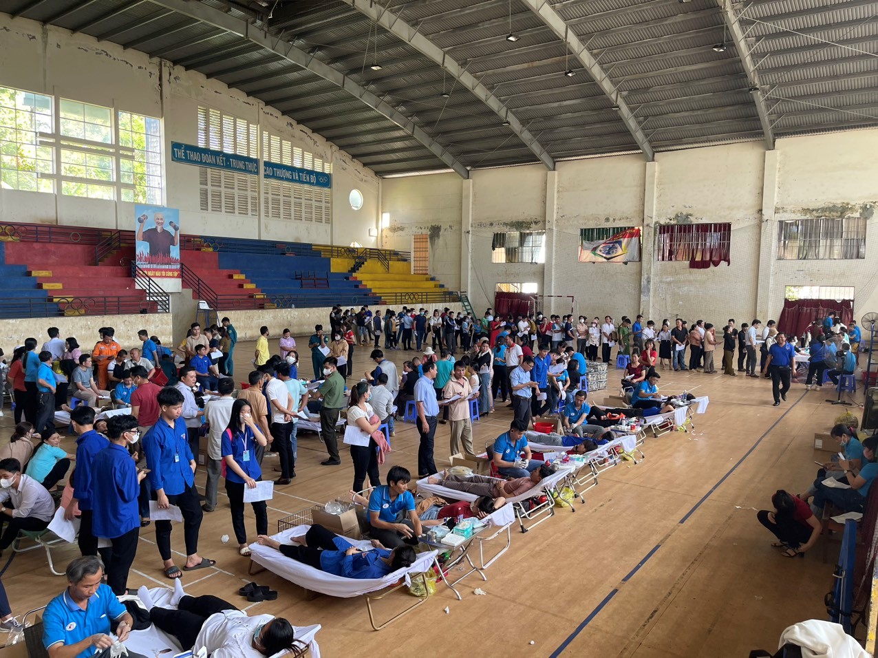 Bù Đăng: 580 người tham gia hiến máu tình nguyện