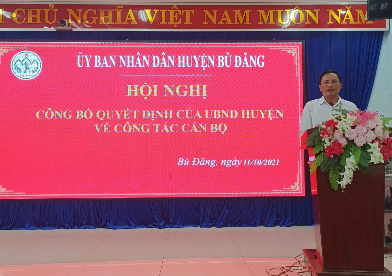 Ubnd Huyện Bù Đăng Trao Quyết định Bổ Nhiệm Bổ Nhiệm Lại Luân Chuyển điều động Cán Bộ Quản Lý 7641