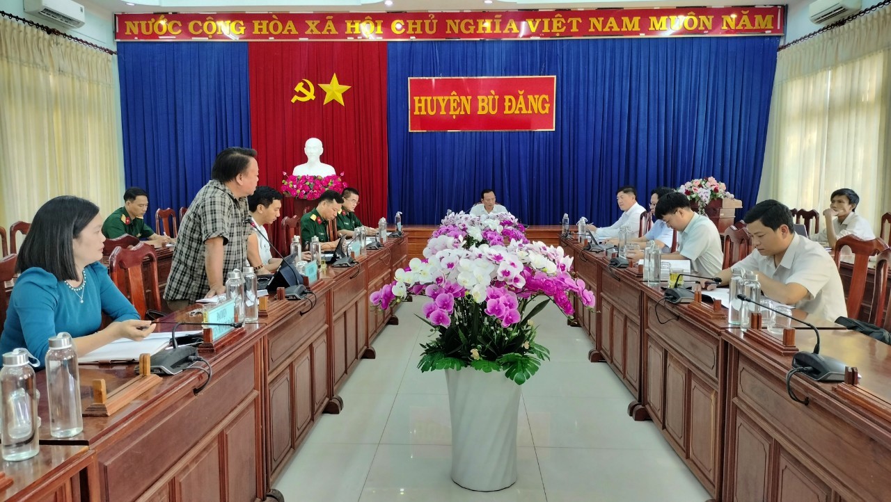 UBND huyện Bù Đăng thông qua kế hoạch tổ chức Đại hội Thi đua quyết thắng trong Lực lượng vũ trang huyện Bù đăng giai đoạn 2019-2024