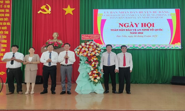 Bù Đăng: Tổ chức điểm Ngày hội toàn dân bảo vệ an ninh Tổ quốc năm 2024