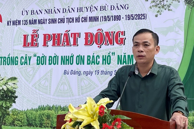 Bù Đăng: Tổ chức Lễ phát động “Trồng cây đời đời nhớ ơn Bác”